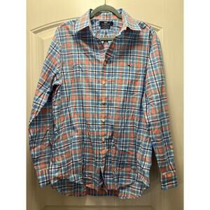 Vineyard Vines Men’s Slim Fit Tucker Cotton Casual Collared Shirt Sz M Blue Pink